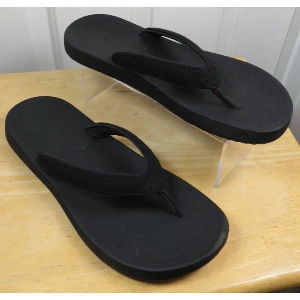 Allbirds Men's Natural Black Flip Flop Sandals Lightweight Comfort Size 10